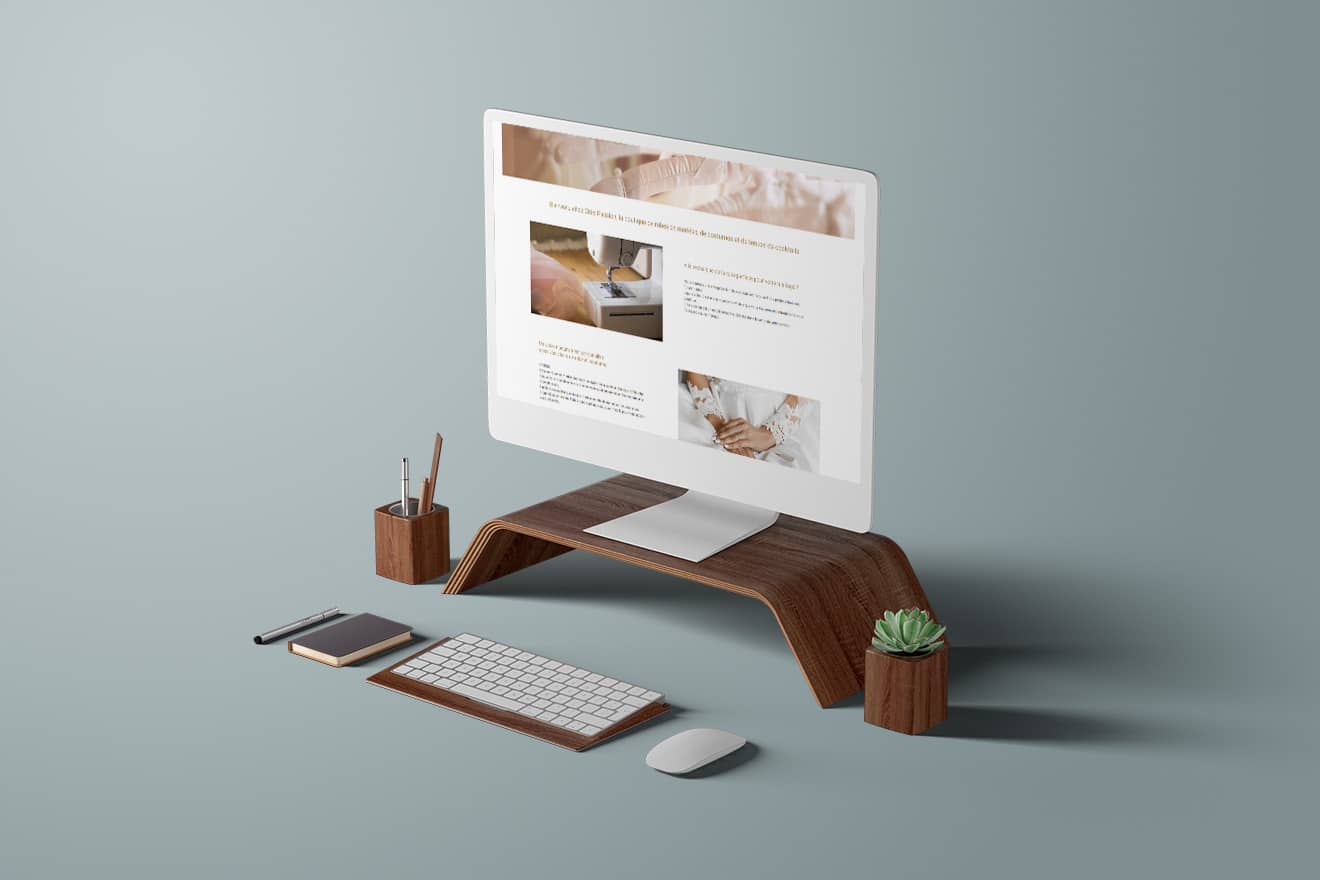 creation site e-commerce couture mariage